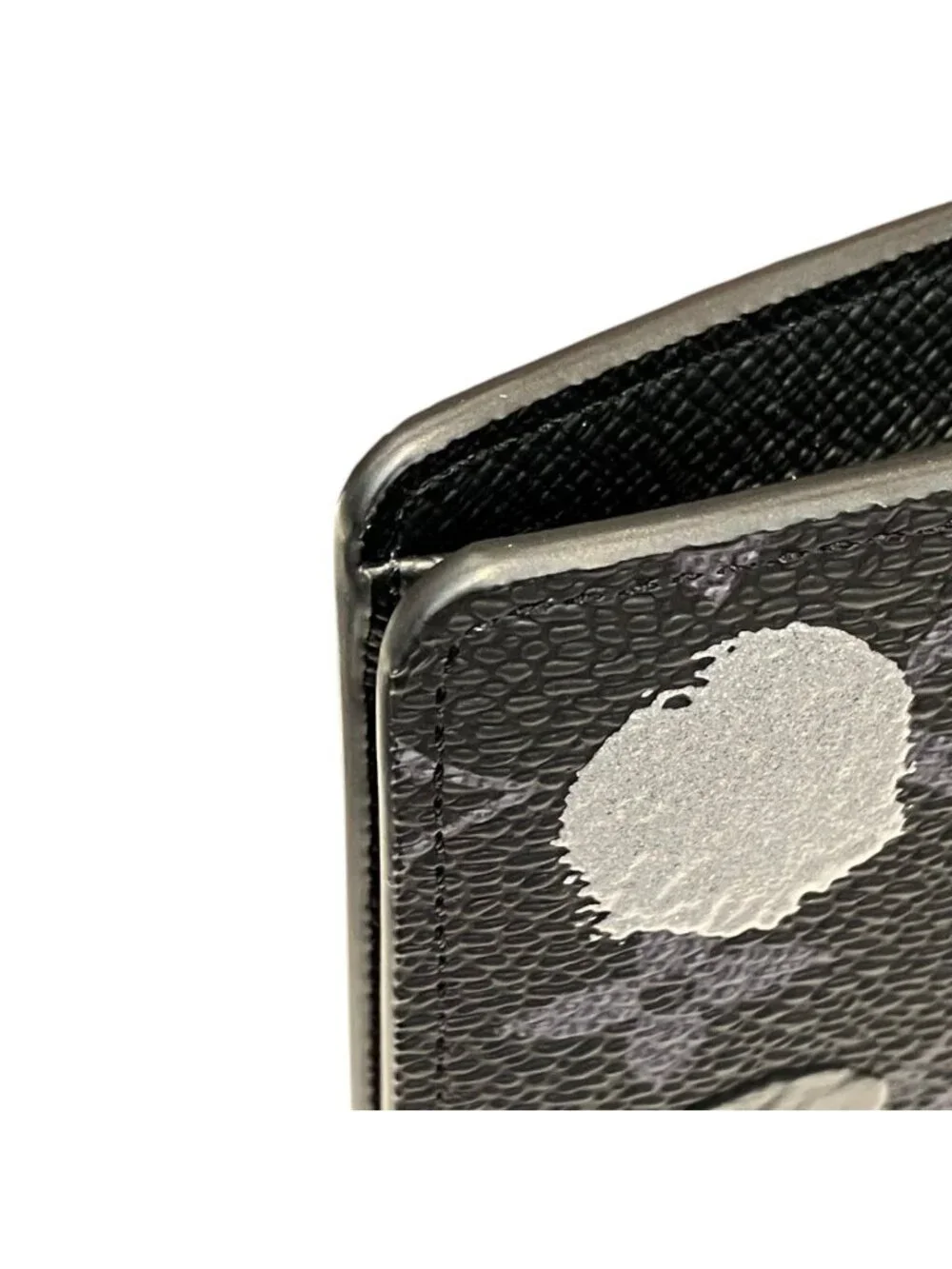 Louis Vuitton Portefeuille Brazza Yayoi Kusama Collaboration Monogram Eclipse